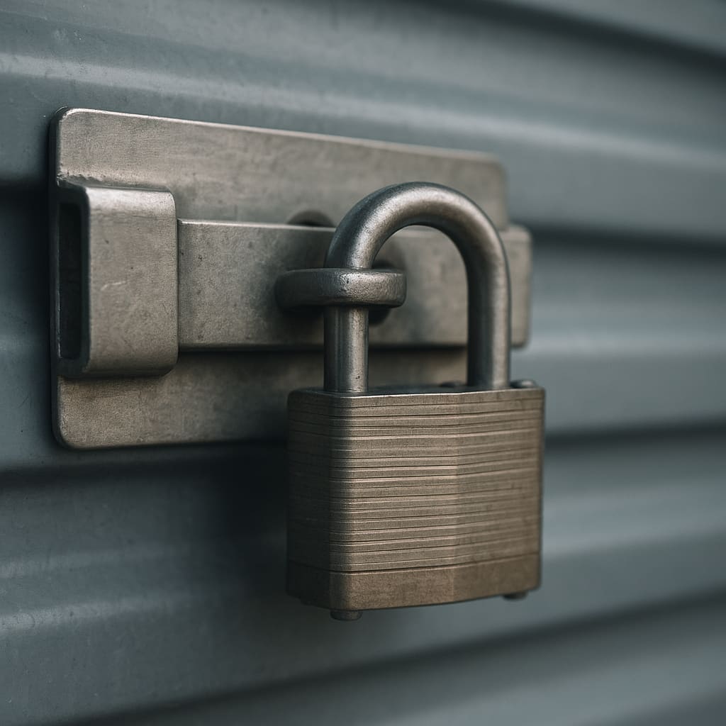 Sichere Lagertüren